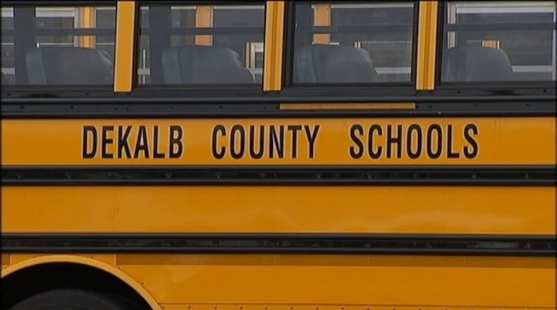 <p>DeKalb County School Bus</p>