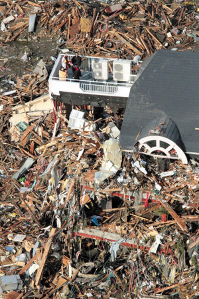 Tsunami devastates Japan