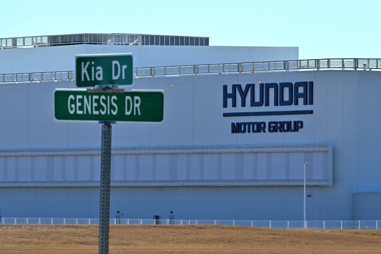 Photo shows Hyundai Motor Group Metaplant America, Saturday, Dec. 20, 2025, in Ellabell, Ga. (Hyosub Shin/AJC)