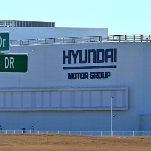 Photo shows Hyundai Motor Group Metaplant America, Saturday, Dec. 20, 2025, in Ellabell, Ga. (Hyosub Shin/AJC)