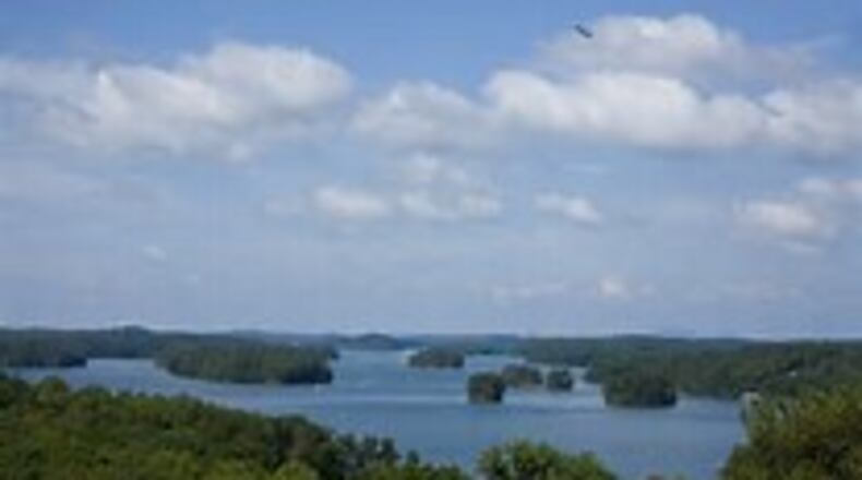 Lake Lanier, where an erosion control project will protect several islands. Courtesy city of Gainesville