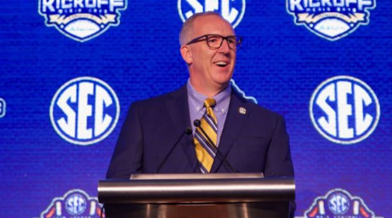 SEC commissioner Greg Sankey. (Photo courtesy of SEC twitter)