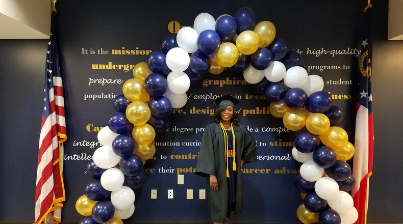 Sharese Windley earned a BSN in April from Herzing University twenty years after first attending nursing school. She begins a residency this month at Emory.