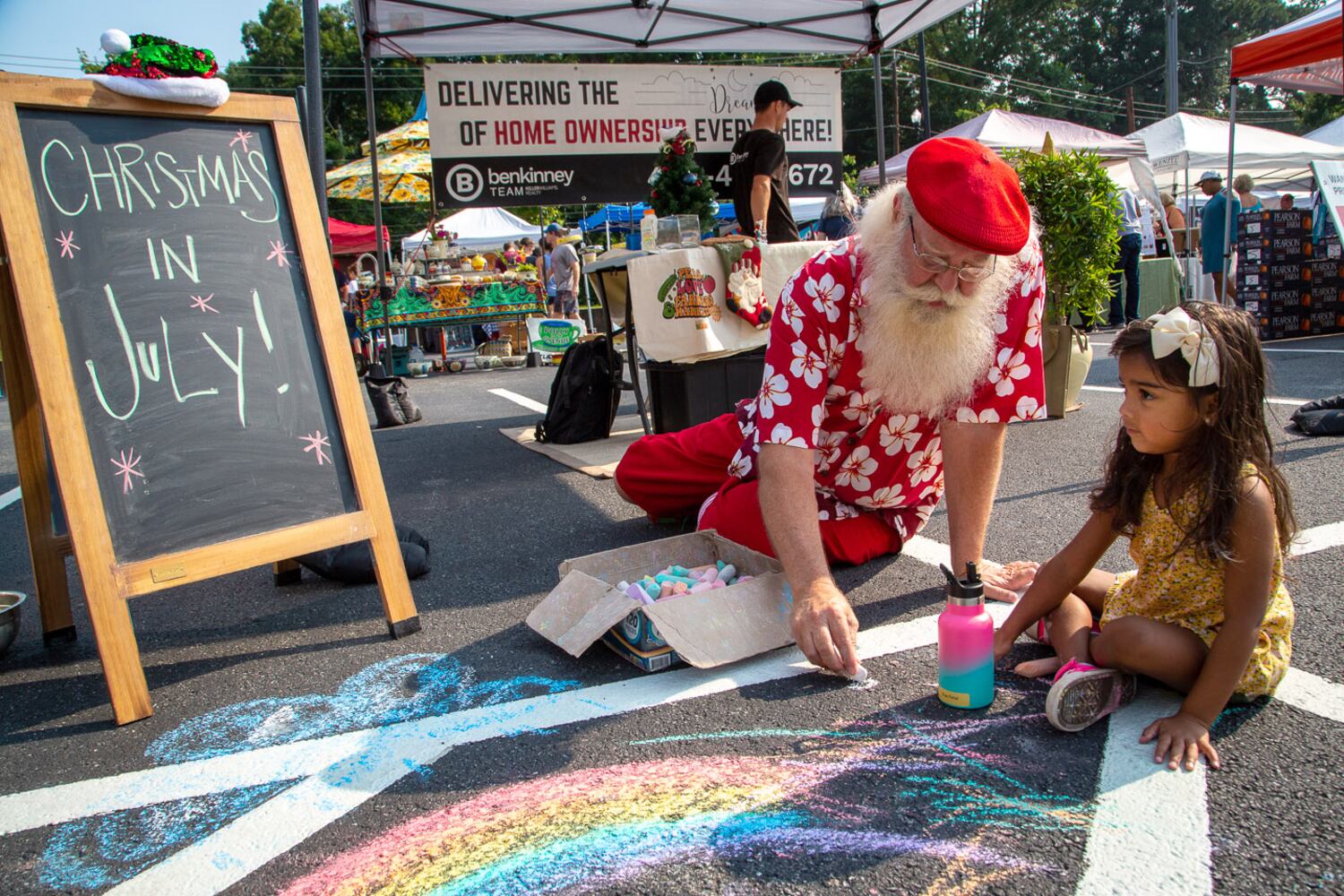 Brookhaven celebrates Christmas in July