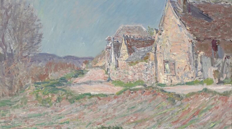 Claude Monet's "Maisons au bord de la route" is part of the collection of Impressionist and post-Impressionist paintings given to the High Museum of Art by Atlanta philanthropists Doris and Shouky Shaheen. CONTRIBUTED: HIGH MUSEUM OF ART