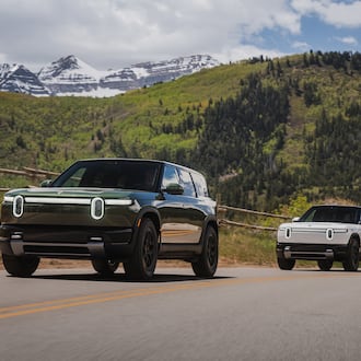 Rivian in June began public customer deliveries of its new R2 mid-size SUV, a vehicle model the company plans to build in Georgia at its future plant. (Courtesy of Rivian)