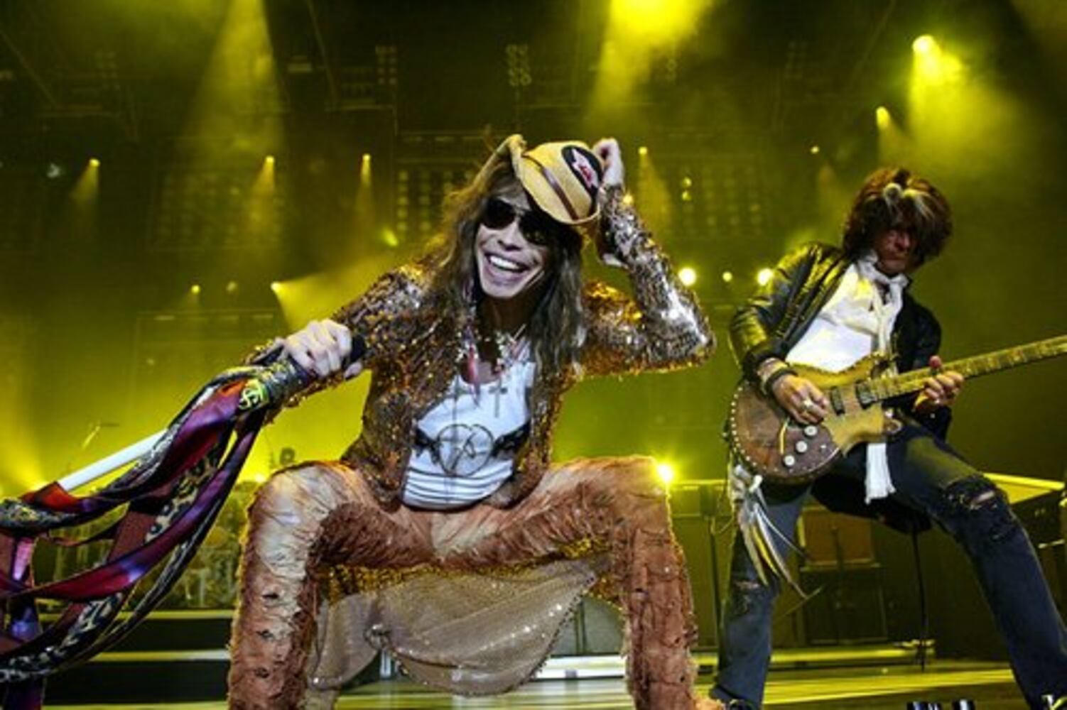 Aerosmith and ZZ Top play Lakewood concert
