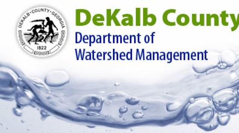 Water service has been restored to residents near the 5700 block of Chamblee Dunwoody Road when DeKalb County Department of Watershed Management crews completed repairs to a damaged six-inch water main. CONTRIBUTED