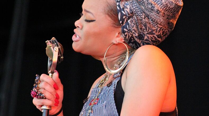 Andra Day, who performed at Lakewood in September, returns for a show at the Tabernacle. Photo: Melissa Ruggieri/AJC.