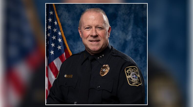 Marietta Police Department Chief of Police Marty Ferrell. (Courtesy Marietta Police Department)
