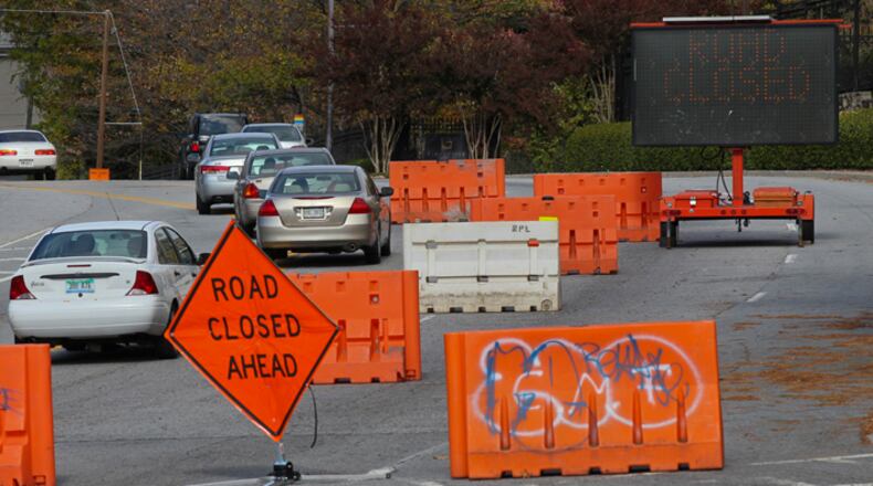 Passage of a special transportation tax on the Nov. 8 ballot in Alpharetta could bring tens of millions of dollars for roadwork to relieve traffic congestion. JOHN SPINK / JSPINK@AJC.COM
