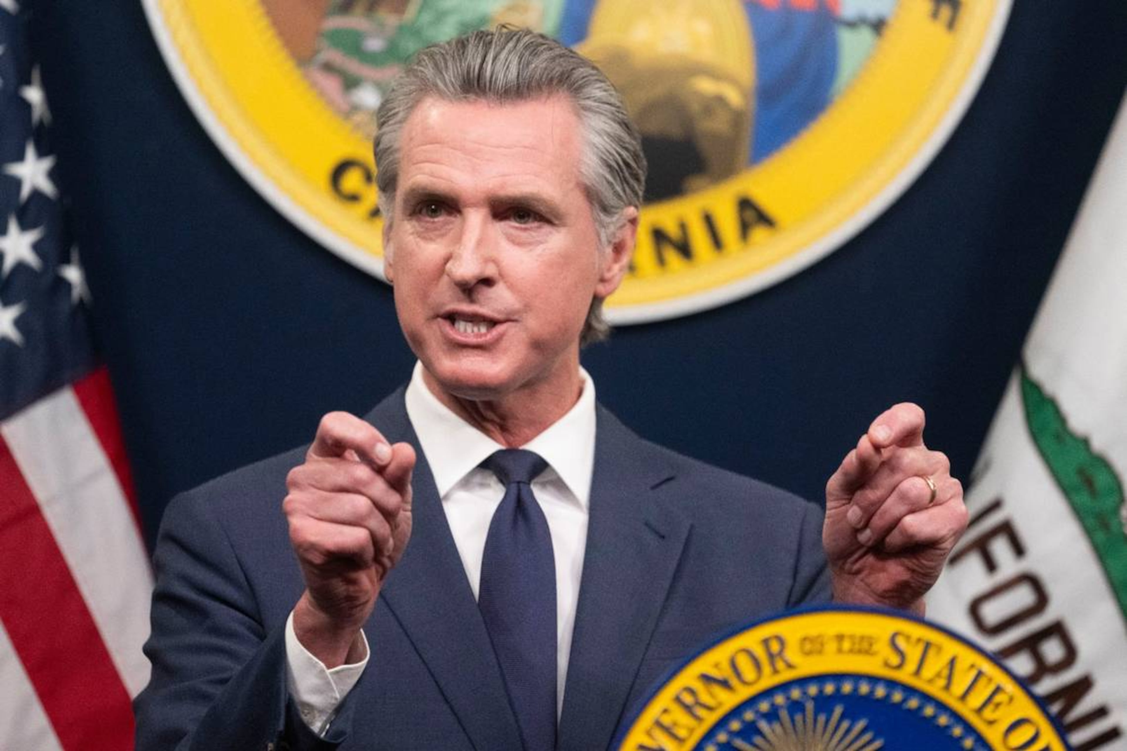 California Gov. Gavin Newsom was first elected to the state's top office in 2018.