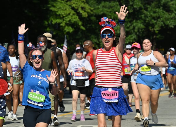 For many, one of the best parts of the race is donning patriotic garb and fun costumes for the Independence Day event.