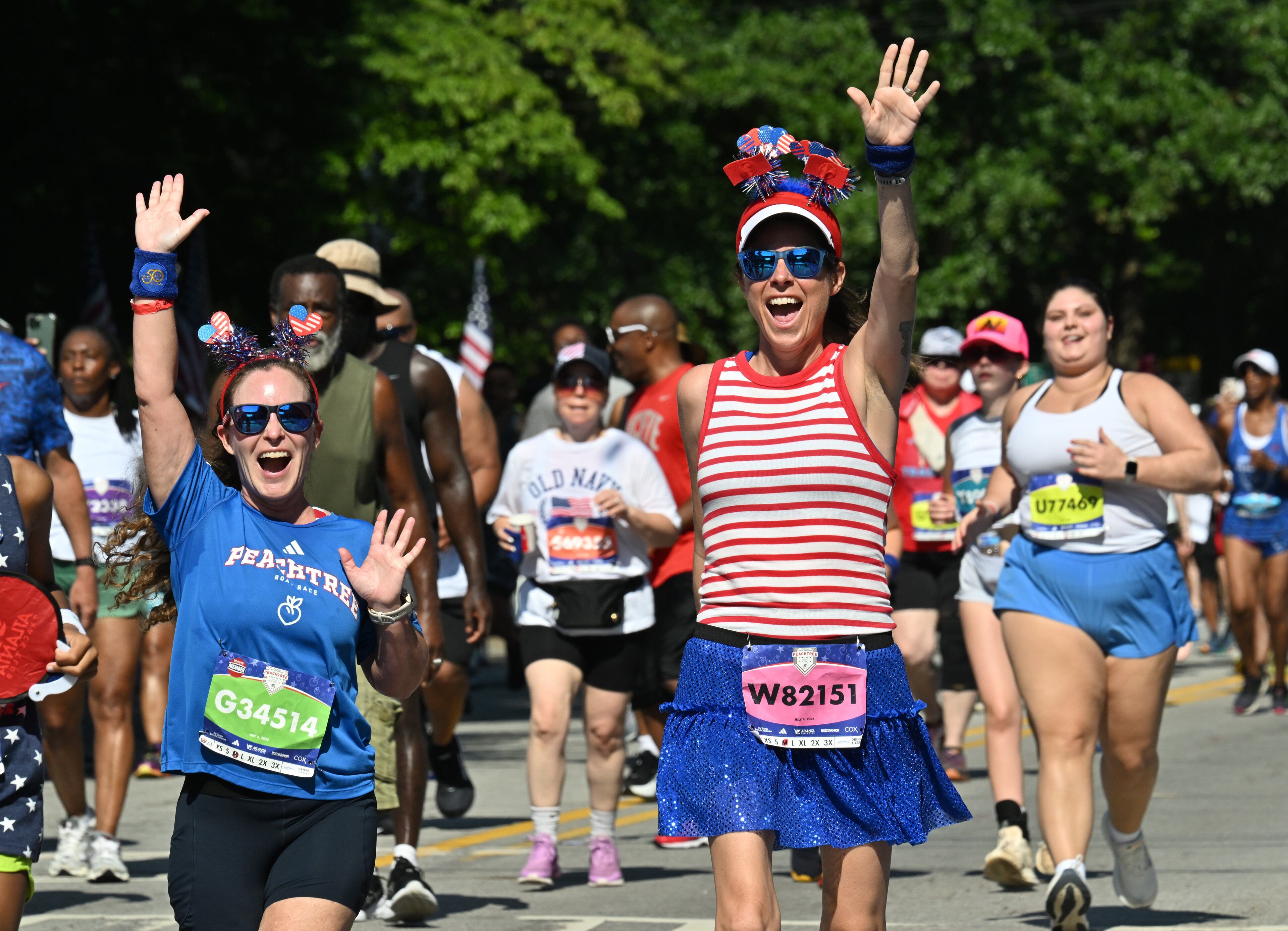 For many, one of the best parts of the race is donning patriotic garb and fun costumes for the Independence Day event.