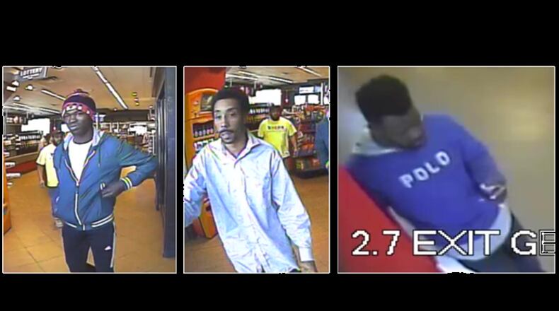 Gwinnett County police are searching for three suspects linked to a Buford burglary.