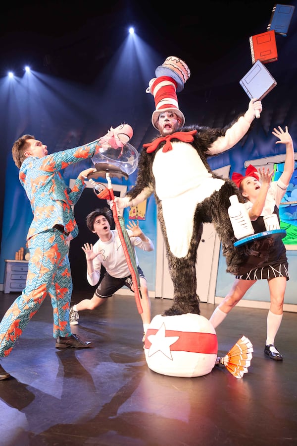 “The Cat in the Hat” brings laughs and disorder to the stage at Gas South Theater on Saturday and Sunday, April 25-26. (Courtesy of “Cat in the Hat”)
