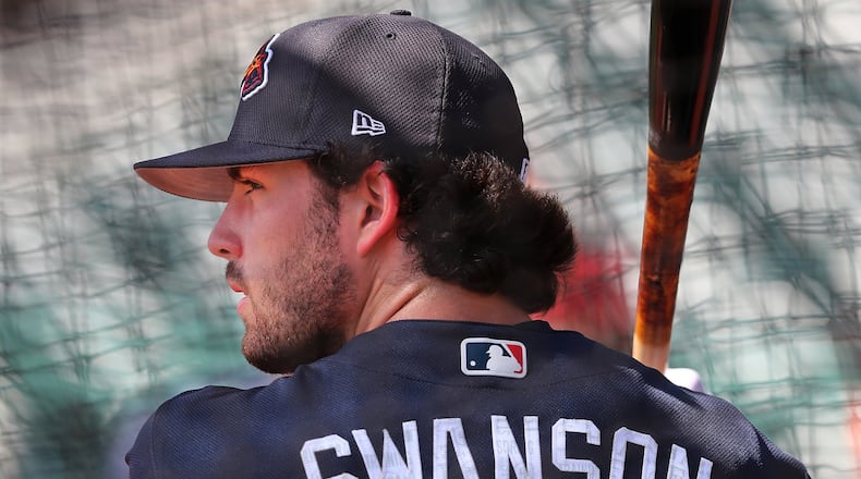 Braves shorstop Dansby Swanson. Curtis Compton/ccompton@ajc.com