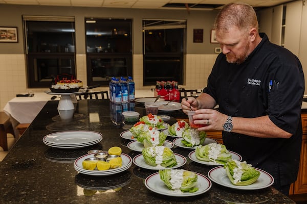 Executive Chef Ryan Delesandro brought the restaurant’s delicious menu right to the fire station. (Photo Courtesy of Chops)