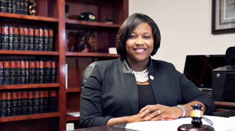 The Judicial Qualifications Commission, which investigates complaints against judges, is looking into how the South Fulton Municipal Court reduced fines for defendants who agreed to register to vote. Tiffany Sellers is the court’s chief judge. (Photo by Reginald Duncan, Cranium Creation)