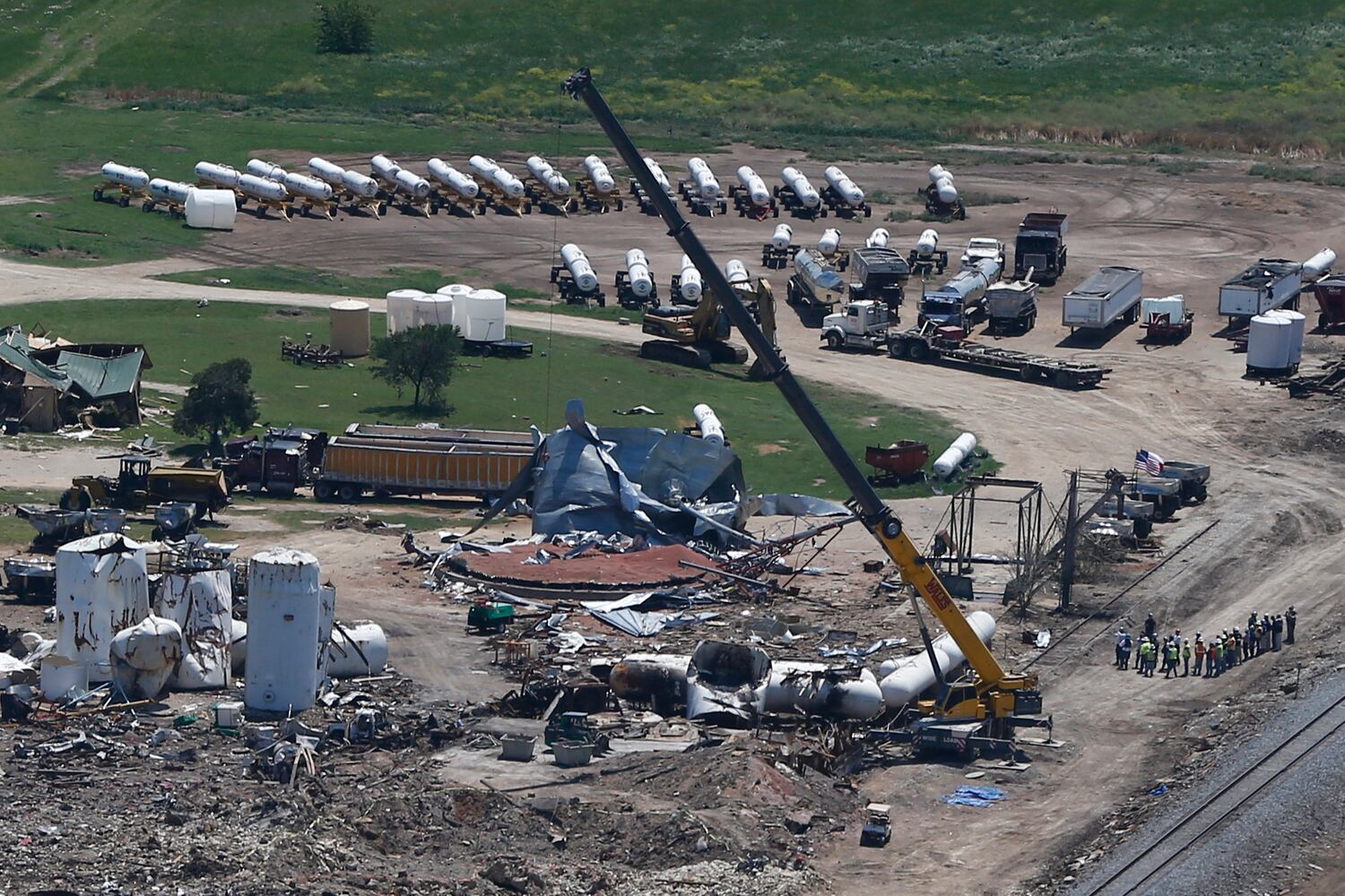 The explosion killed at least 14 people, injured 200 and damaged dozens of buildings on April 17, 2013.