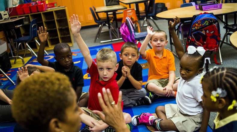 More children are arriving at kindergarten ready to learn. (Jake May/The Flint Journal-MLive.com via AP) More children are arriving at kindergarten ready to learn. (Jake May/The Flint Journal-MLive.com via AP)