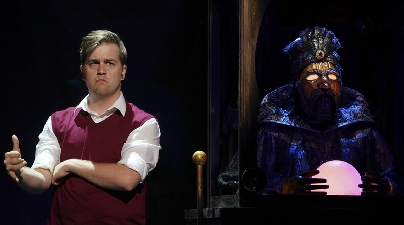 Atlanta actor Chaz Duffy (left, with Karl Hamilton) appears in the musical “Ride the Cyclone” at the Alliance. CONTRIBUTED BY CHRIS HELTON