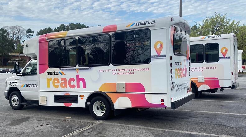 Beginning May 30, the MARTA Reach rideshare service pilot program is coming to Alpharetta. (Courtesy MARTA)