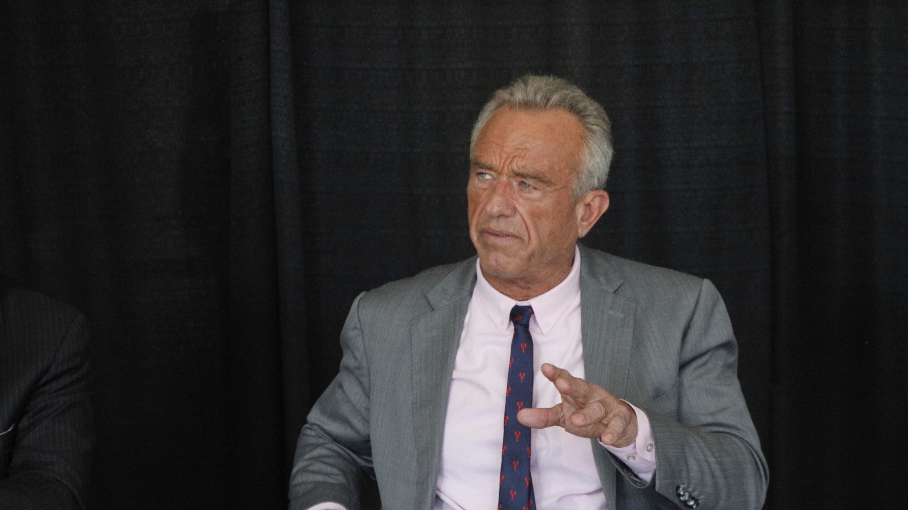 U.S. Health Secretary Robert F. Kennedy Jr. attends a news conference, Tuesday, Aug. 5, 2025, in Anchorage, Alaska. (AP Photo/Mark Thiessen)