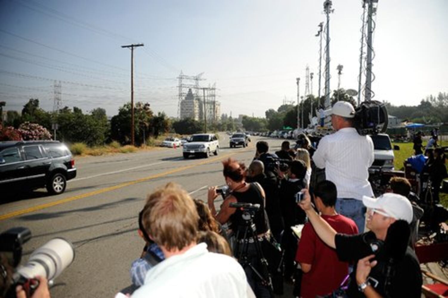 Private funeral for Michael Jackson