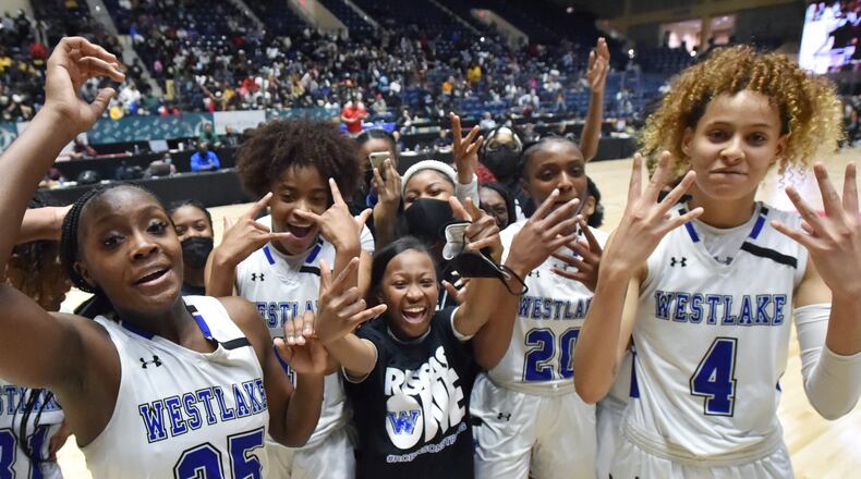 It's the fourth consecutive state title for Westlake, which won the past three in 7A before moving down this season in reclassification.