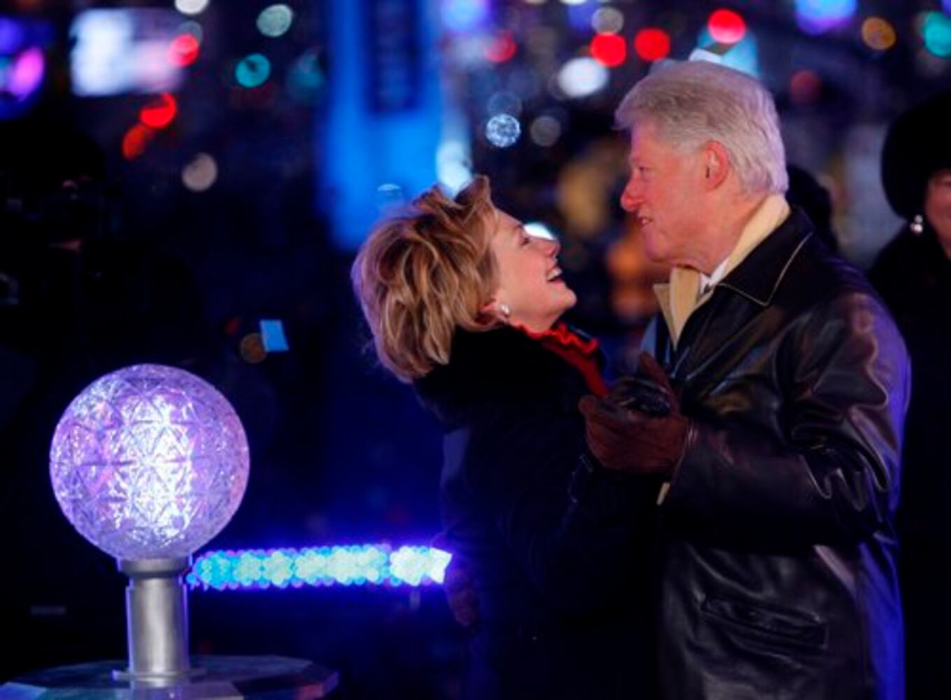 Ringing in new year at Times Square