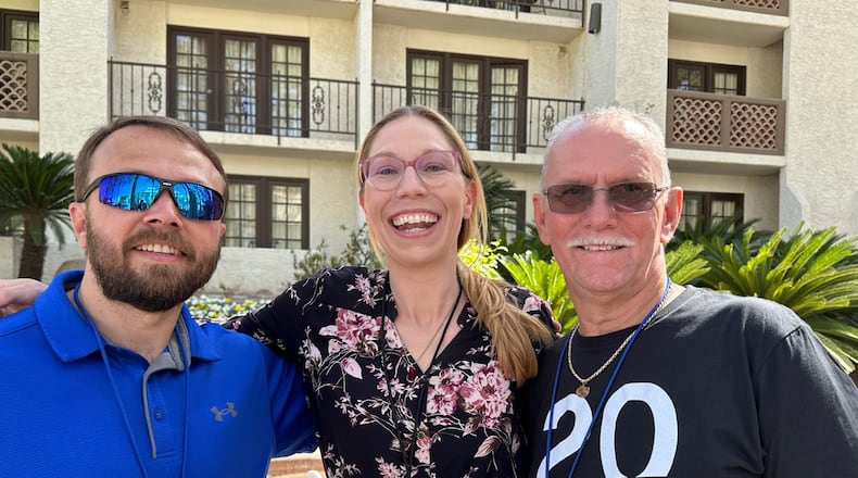 Podcaster Susan Simpson (center) helped exonerate Daryl "Lee" Clark (left) and Dennis Perry (right) after they were wrongly convicted of murder and sentenced to life in prison in separate cases in Floyd and Camden counties.