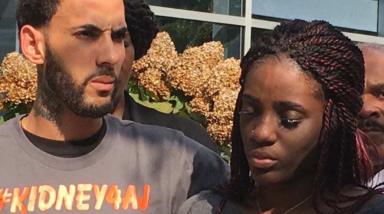 Anthony Dickerson (left), Carmellia Burgess