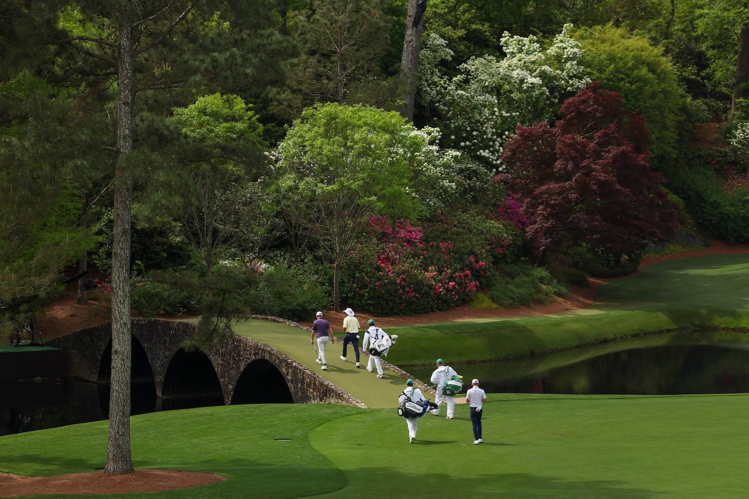 Masters practice round Tuesday