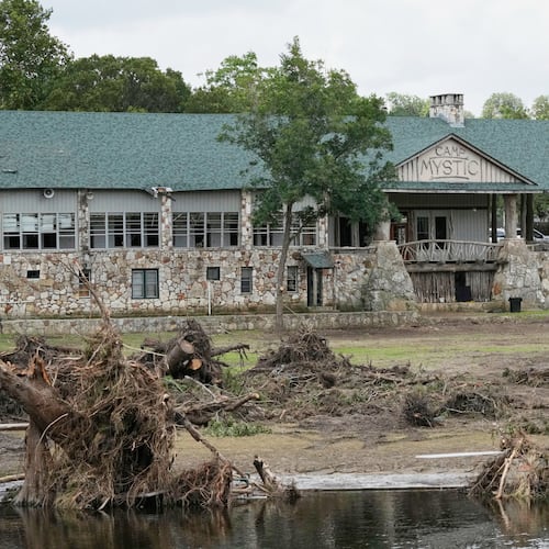 FILE - Camp Mystic in Hunt, Texas, on July 9, 2025. (AP Photo/Ashley Landis, File)