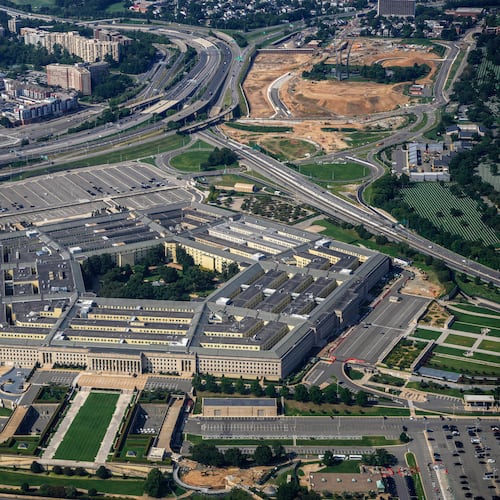 FILE - The Pentagon is seen on Sunday, Aug. 27, 2023, in Washington. (AP Photo/Carolyn Kaster, File)