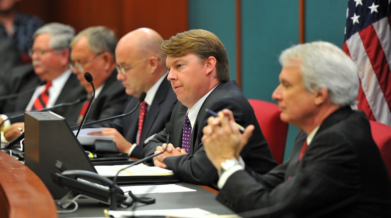 Georgia’s Immigration Enforcement Review Board would be dissolved if Gov. Brian Kemp signs House Bill 553, which state lawmakers quietly approved on the final day of the legislative session. Brant Sanderlin bsanderlin@ajc.com