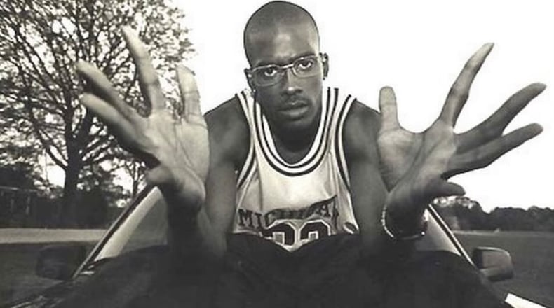 Rico Wade photographed in Piedmont Park in the 1990s. Photographer Shannon McCollum spent time documenting Wade and the rise of Dungeon Family.
