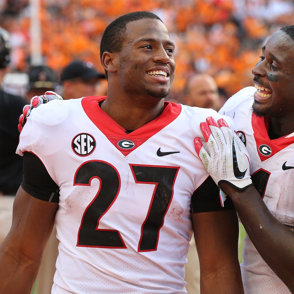 nick chubb-sony michel-georgia-running backs-NFL draft