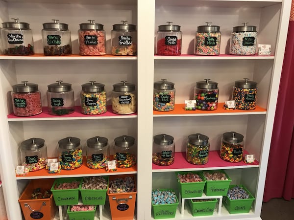 Treat Love candy shop in Hapeville offers an array of sugary treats. LIGAYA FIGUERAS / LFIGUERAS@AJC.COM