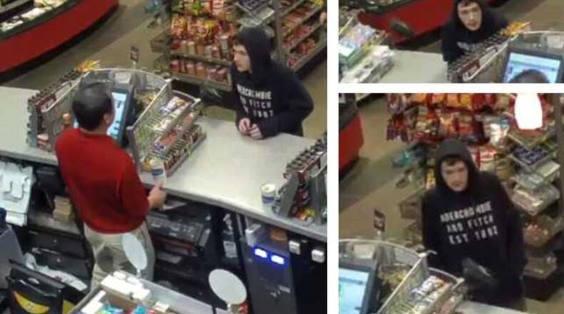 This man pulled a knife on the cashier at a QT in unincorporated Lawrenceville and stole hundreds in cash from a driver outside.