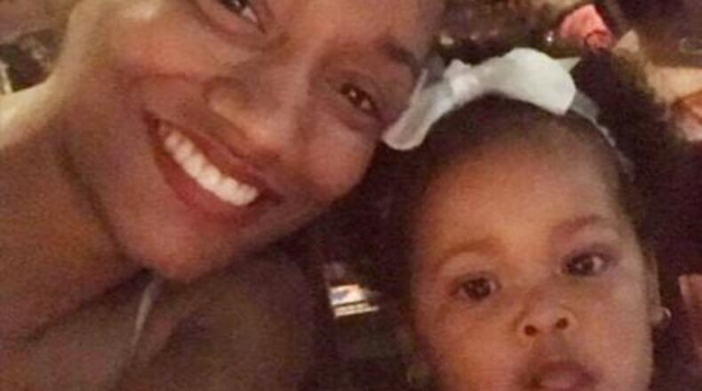 Dijanelle and Skylar Fowler in an April 28, 2017. (Photo: The Atlanta Journal-Constitution)