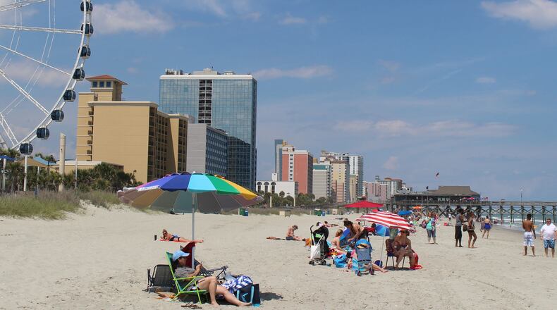 For many visitors, downtown — with its beach, hotels, restaurants, shops and SkyWheel — is Myrtle Beach. And they aren’t wrong…but there’s so much more. (Alan Solomon/Chicago Tribune/TNS)