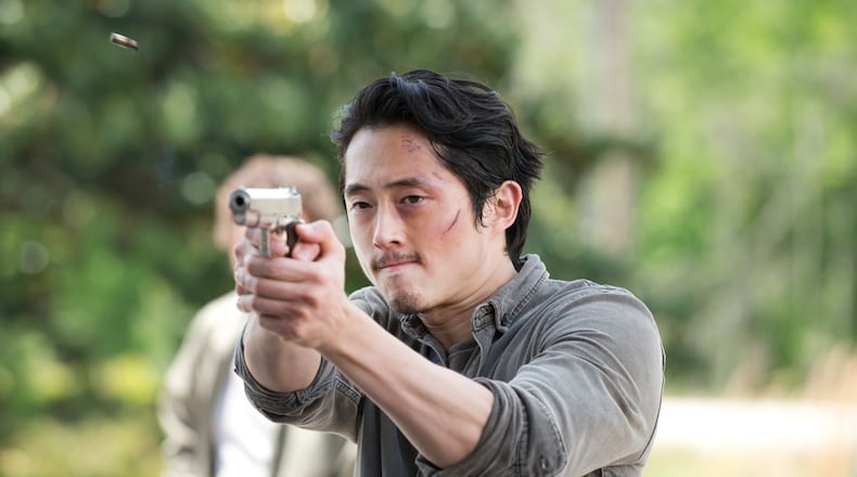 Glenn is now a serious bad-ass on "The Walking Dead." CREDIT: AMC