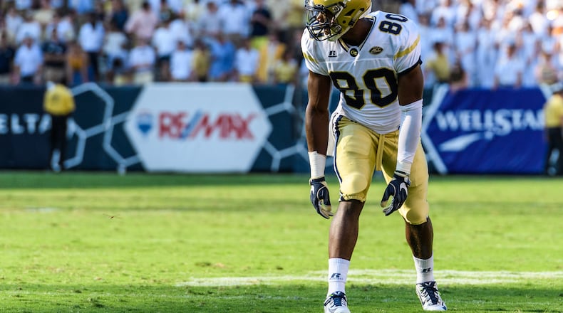 Georgia Tech freshman wide receiver Jalen Camp was one of the more impressive first-year players in preseason camp. (GT Athletics/Danny Karnik)