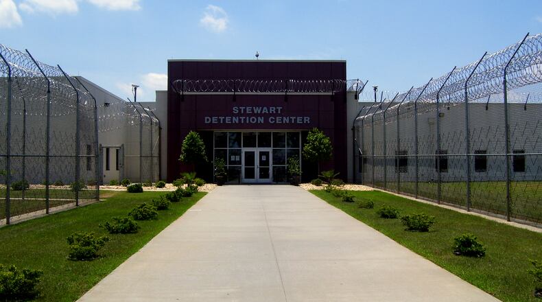 The Stewart Detention Center in Lumpkin, Ga. provided by Immigration and Customs Enforcement