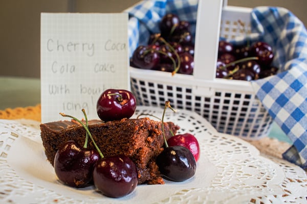 Bourbon and Cherry Coca-Cola cake. (Courtesy of Dianne Wade)