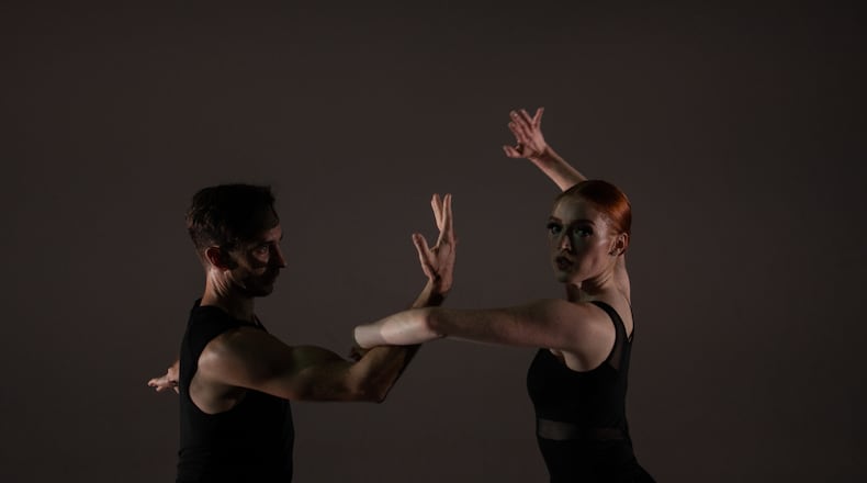 Christian Clark and Elizabeth Labovitz shift from traditional to modern ballet movements in “Devotion & Dreams.” Photo: Christina Massad