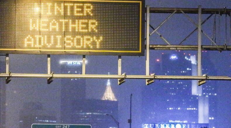 School districts are now faced with whether to make up days lost to snow. (AJC photo)