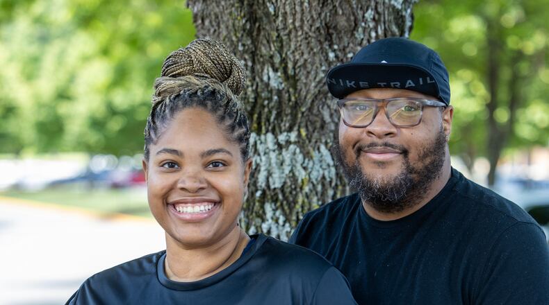 With the help of Northside Hospital's Bariatric Program, Nicole and Christopher Russell have lost more than 150 pounds and counting. Now, they're committed to a better lifestyle mindset, and their first order of business is to finish the Peachtree Road Race in July. (Phil Skinner for The Atlanta Journal-Constitution)